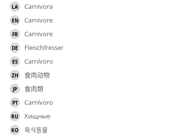 Translations